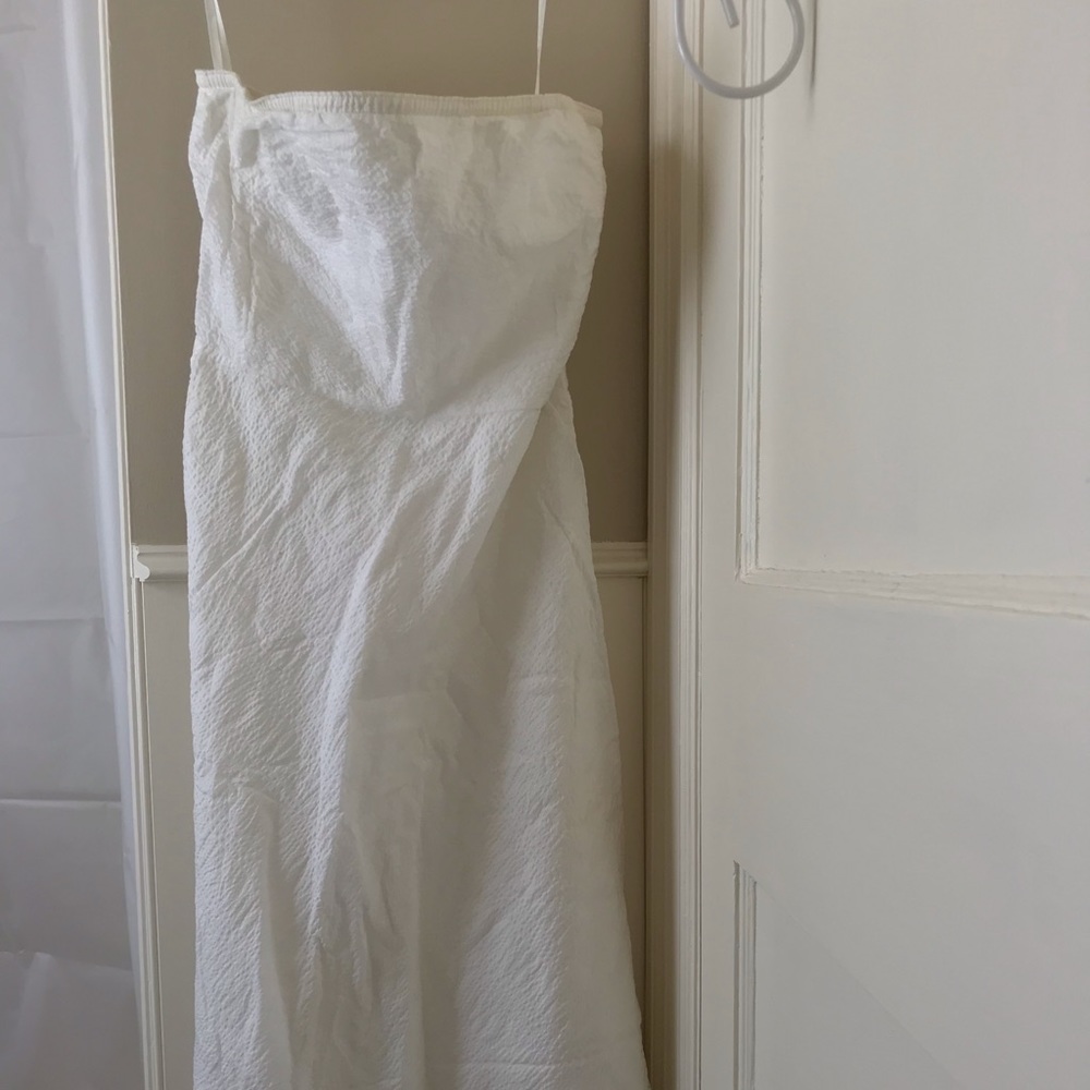 J Crew white A line summer dress